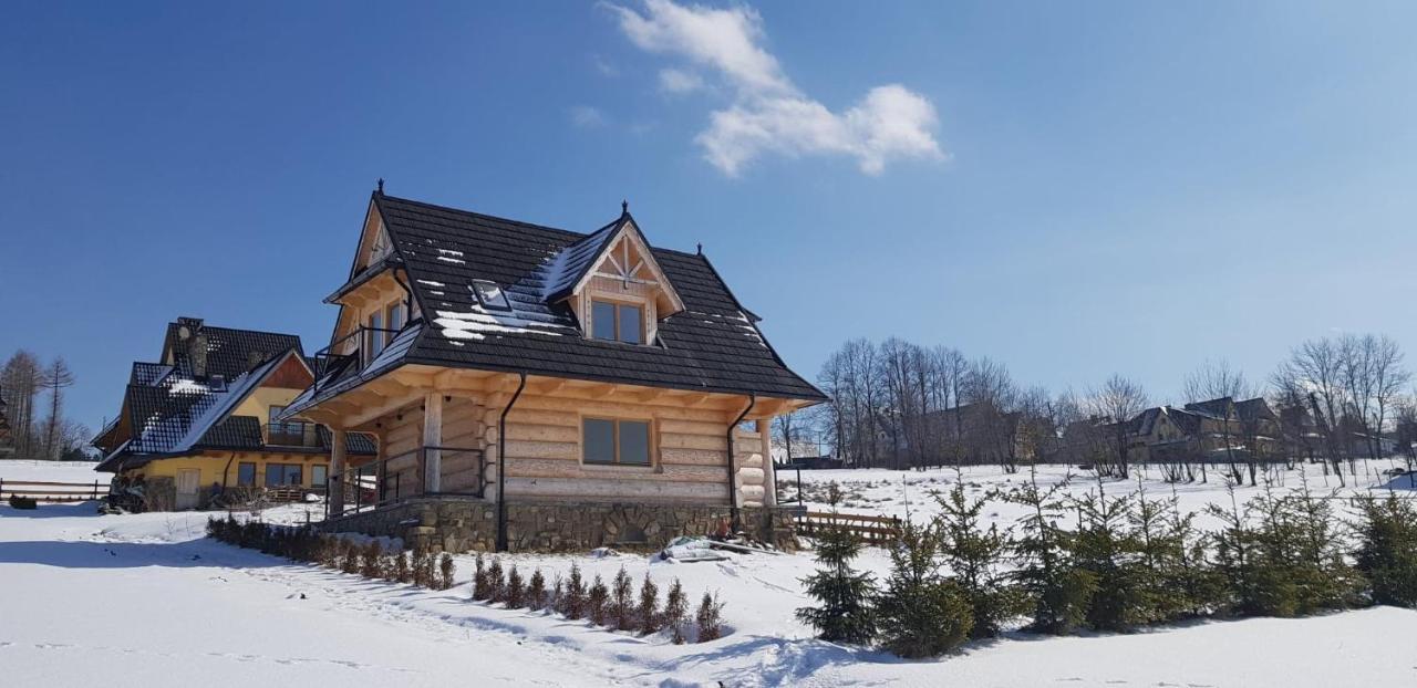 Góralski domek z bali SAŁAS Ząb Zewnętrze zdjęcie