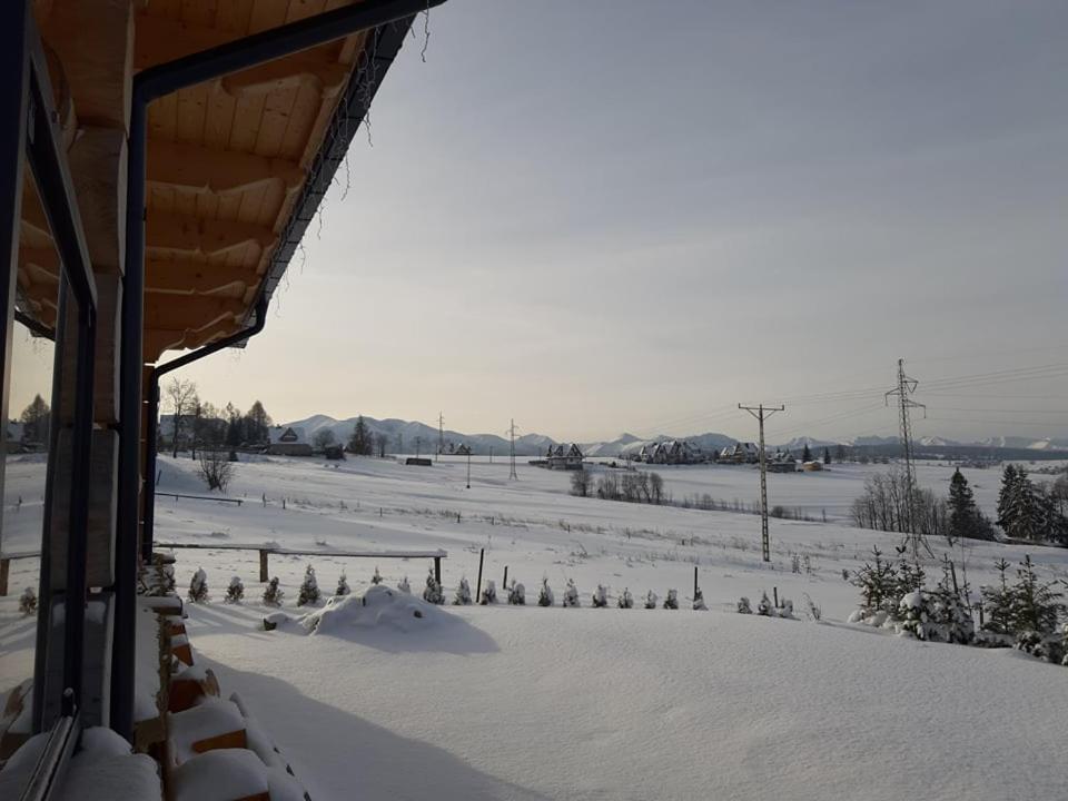 Góralski domek z bali SAŁAS Ząb Zewnętrze zdjęcie